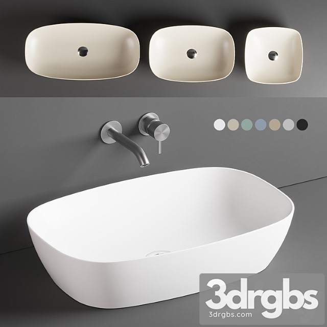 Catalano Colori Washbasins 3dsmax Download - thumbnail 1