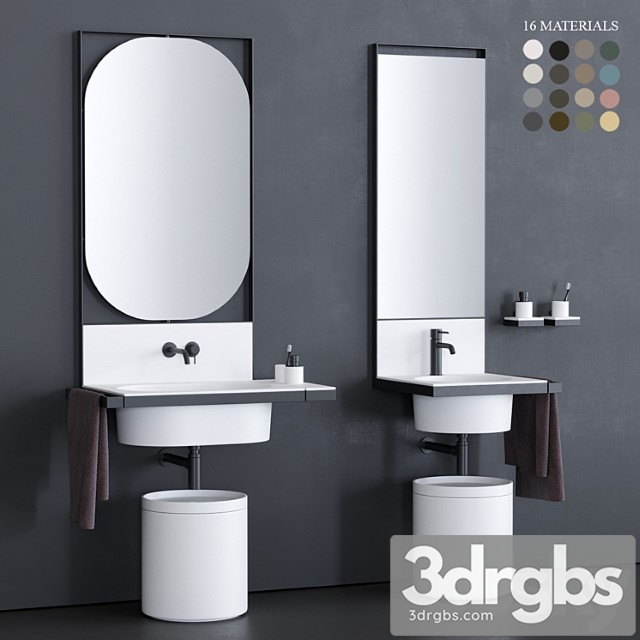 Ceramica Cielo Elle Washbasin 3dsmax Download - thumbnail 1