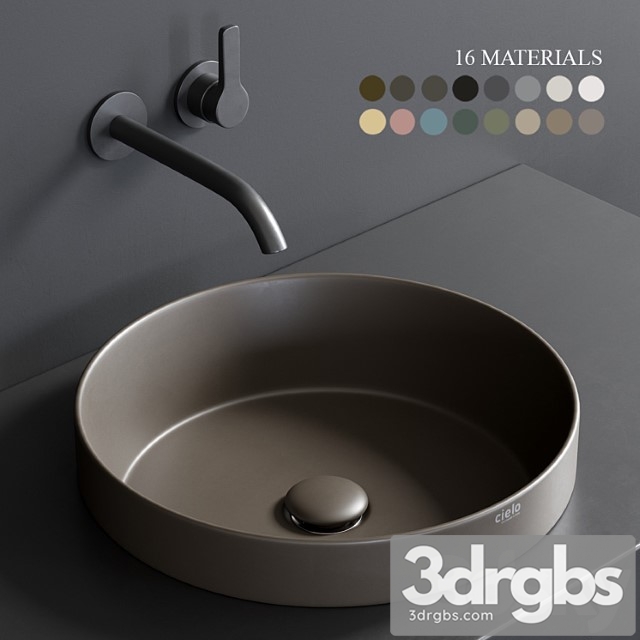 Ceramica Cielo Enjoy 40 Washbasin 3dsmax Download - thumbnail 1