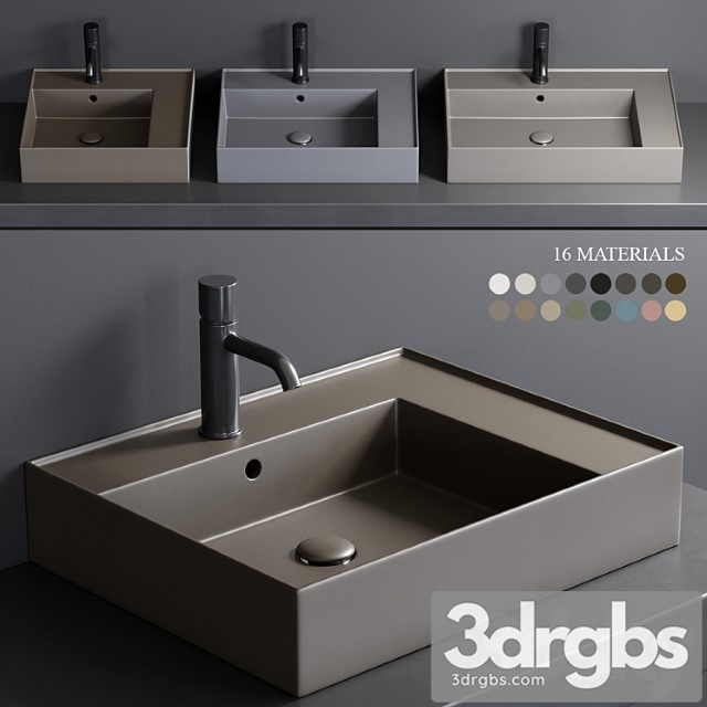 Ceramica Cielo Enjoy E Amedeo Washbasin 3dsmax Download - thumbnail 1