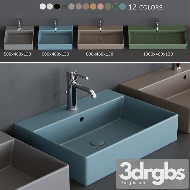 Ceramica Cielo Smile Wash Basin 3dsmax Download - thumbnail 1