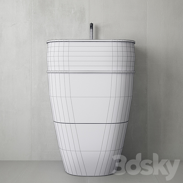 CHELSEA | Lavabo da appoggio 3DS Max Model - thumbnail 3