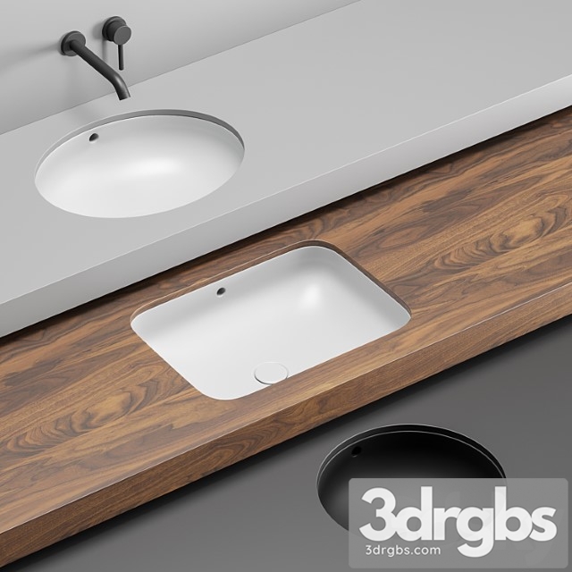 Cielo undercounter washbasin set - thumbnail 1