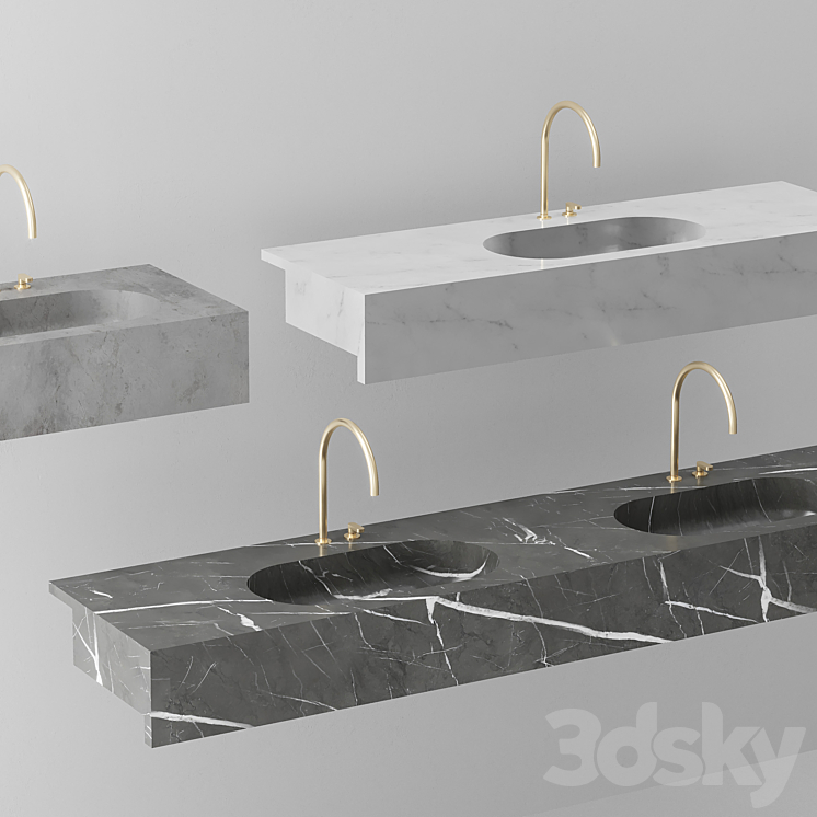 Cocoon jp basins 3DS Max - thumbnail 2