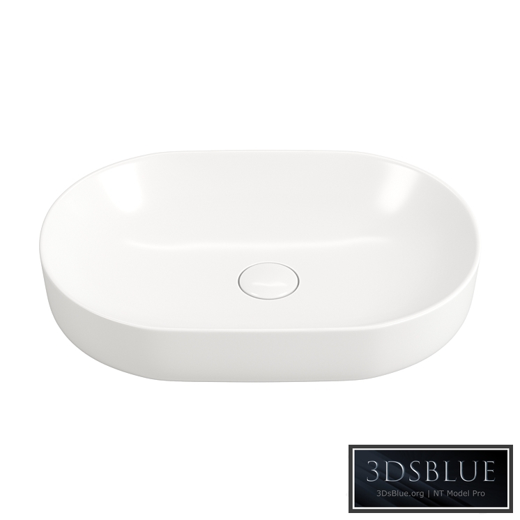 Countertop washbasin BelBagno BB1084 3DS Max - thumbnail 3