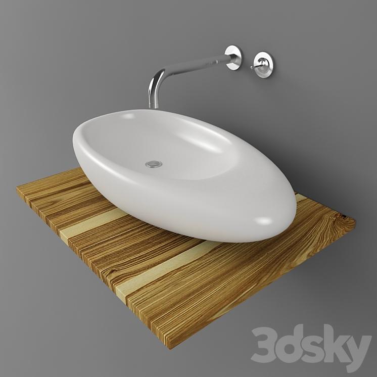 Duravit Ciottolo 3DS Max - thumbnail 1