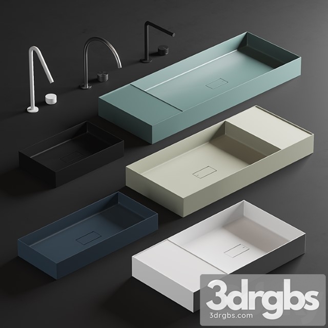 Falper Washbasins 3dsmax Download - thumbnail 1