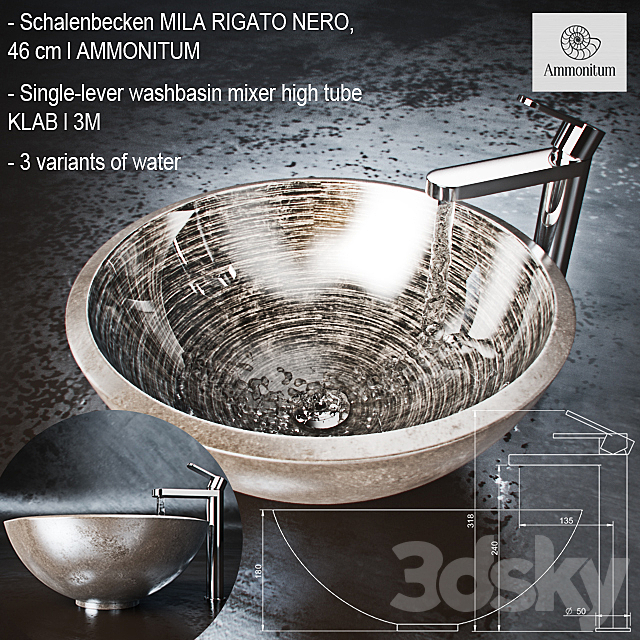 Faucet and sink 3DSMax File - thumbnail 1