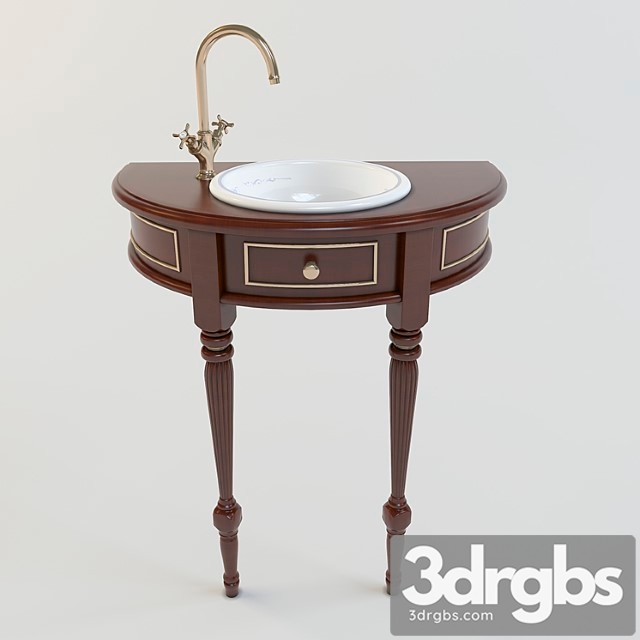 Gerbeau Bathroom Console 3dsmax Download - thumbnail 1