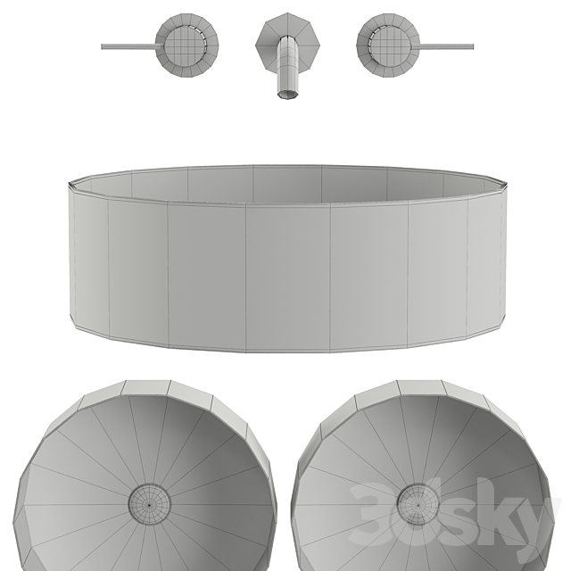 Gessi 316 Circle 3DS Max Model - thumbnail 2