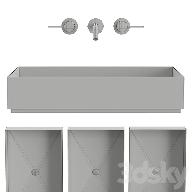 Gessi 316 Rectangular 3DSMax File - thumbnail 2