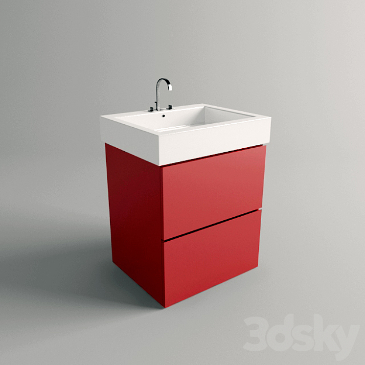 GODMORGON sink IKEA 3DS Max - thumbnail 1