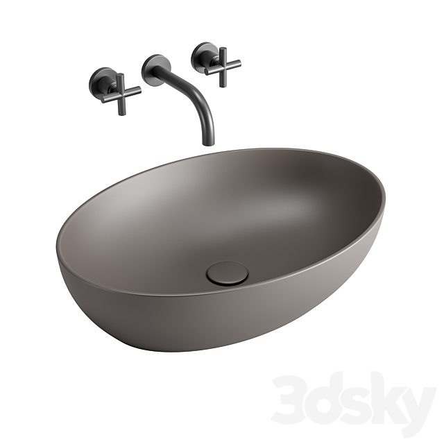 GSI ColorElements Washbasin Set 1 3DSMax File - thumbnail 6