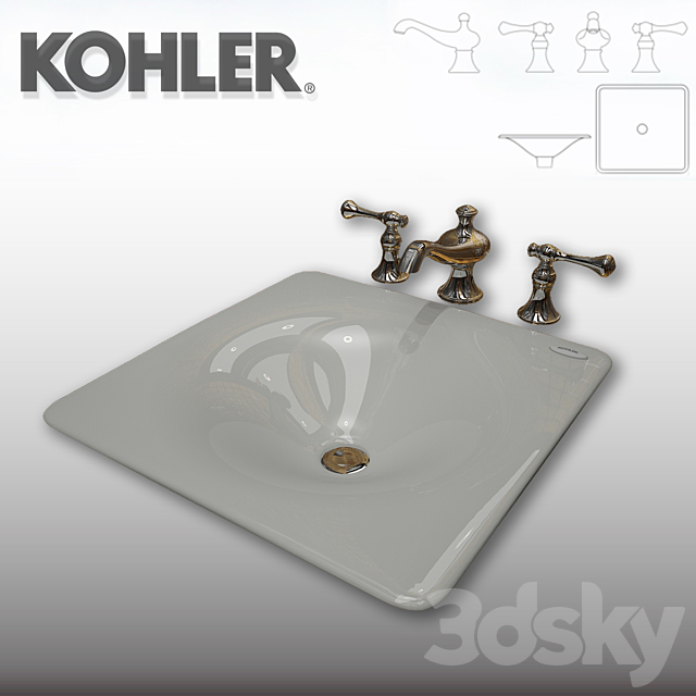 kohler Iron + Revival 3ds Max - thumbnail 1