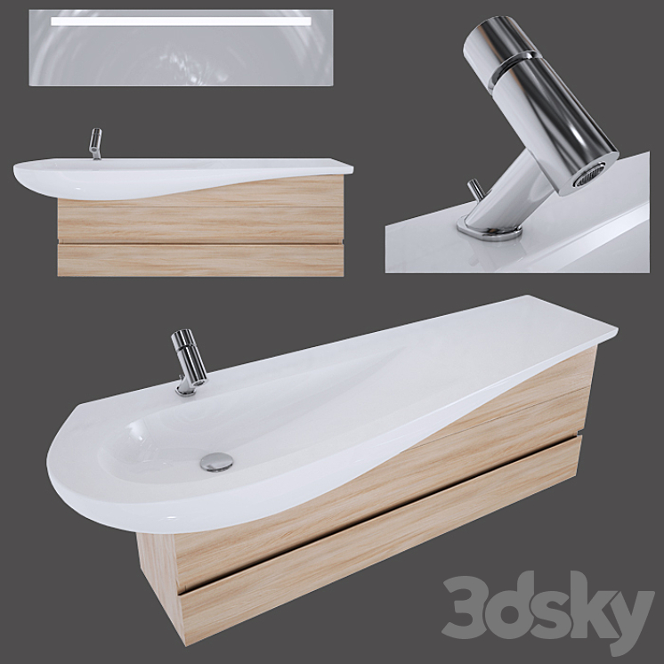 Laufen Il Bagno Alessi One 3DS Max - thumbnail 1