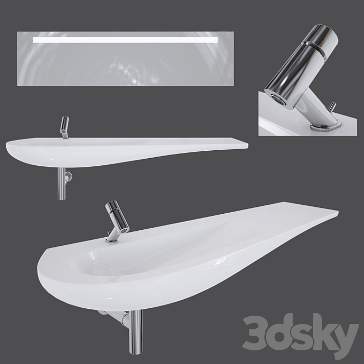 Laufen Il Bagno Alessi One 3DS Max - thumbnail 2