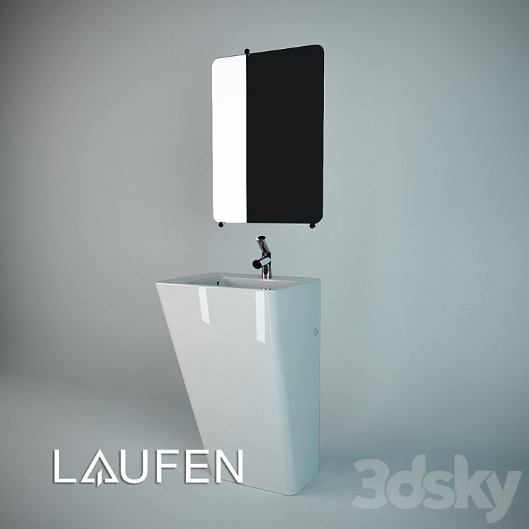 Laufen IlbagnoAlessi 3DS Max - thumbnail 1