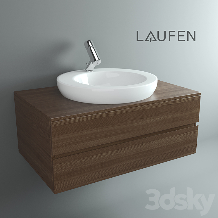 Laufen washbasin 3DS Max - thumbnail 1