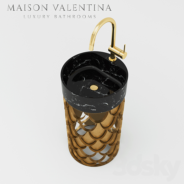 Maison Valentina Koi Freestand 3DS Max Model - thumbnail 2