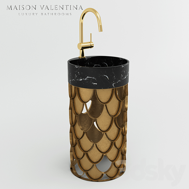 Maison Valentina Koi Freestand 3DS Max Model - thumbnail 3