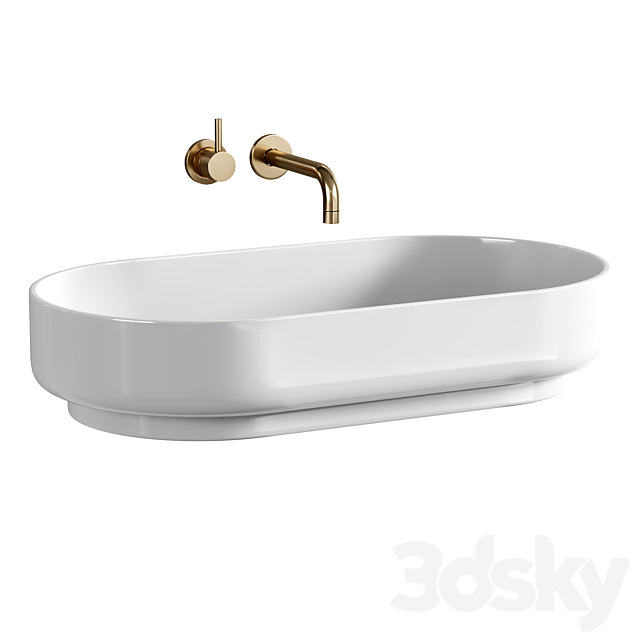 Miraggio WASHBASIN MARTA 750 3DS Max Model - thumbnail 3