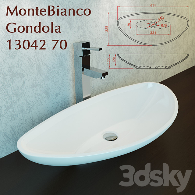 MonteBianco Gondola 3DS Max Model - thumbnail 1