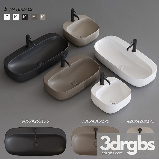 Noken Arquitect Washbasin 3dsmax Download - thumbnail 1