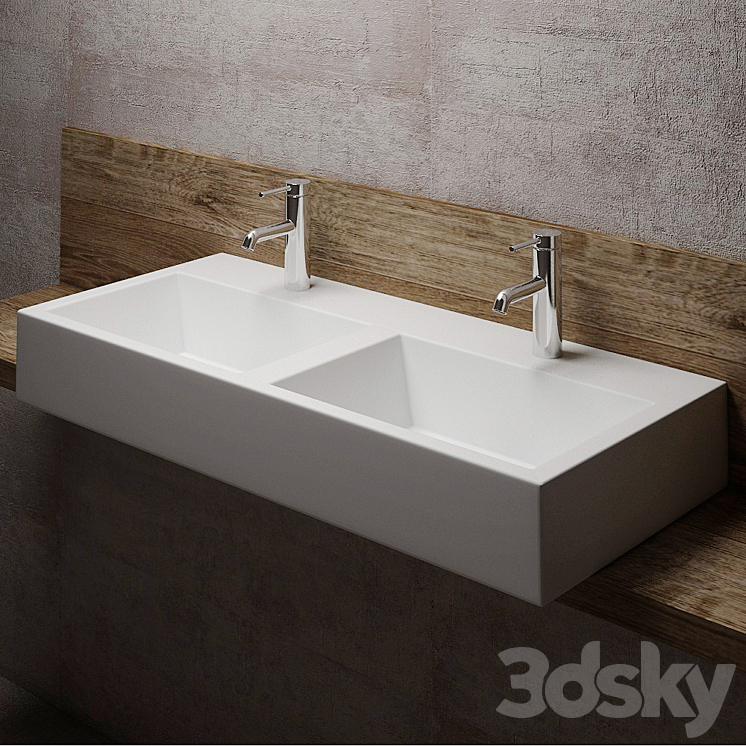 Overhead sinks Hidra Loft 3DS Max - thumbnail 1