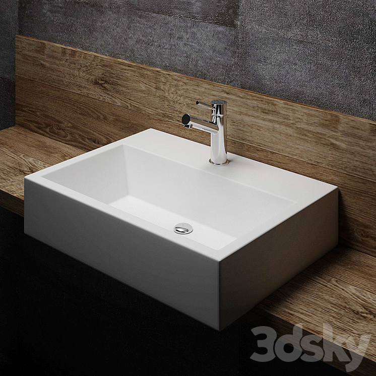 Overhead sinks Hidra Loft 3DS Max - thumbnail 1