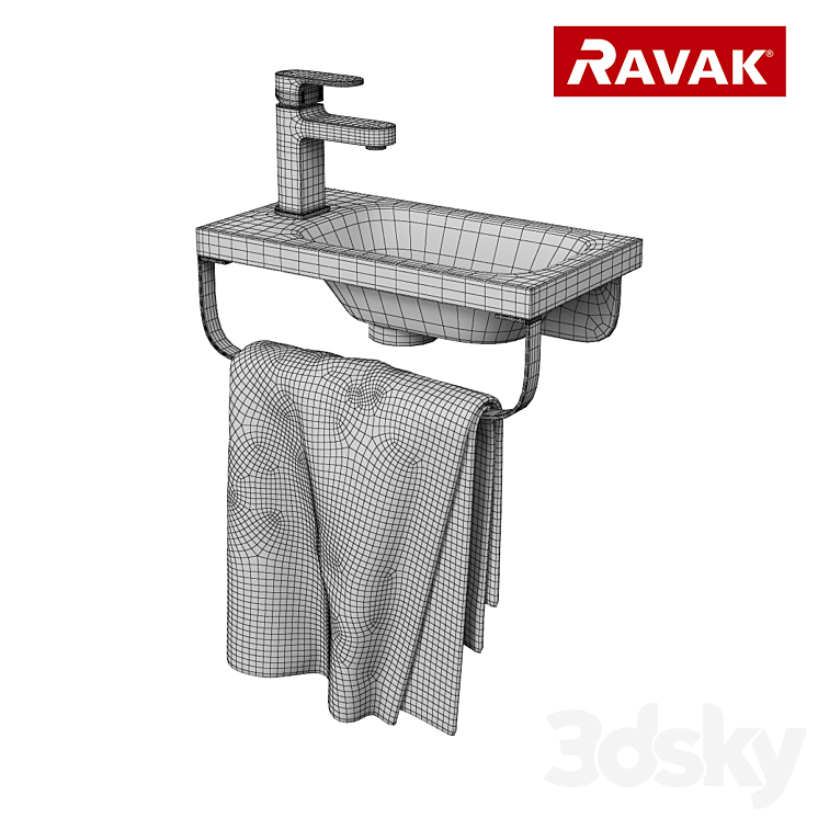 Ravak \/ Chrome 400 3DS Max - thumbnail 2