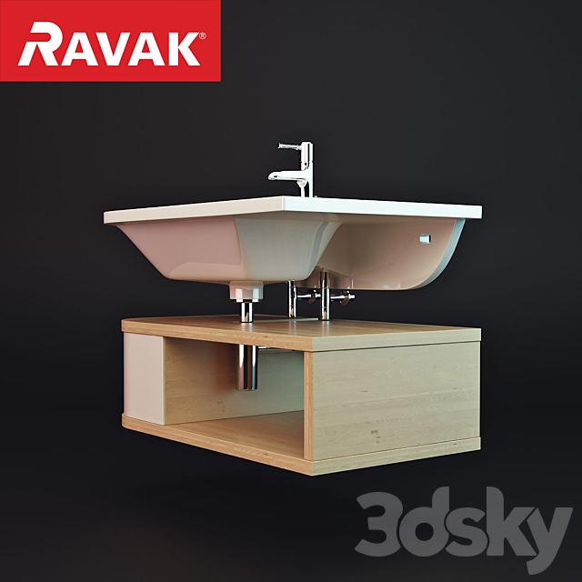 Ravak Praktik U 3DS Max Model - thumbnail 2