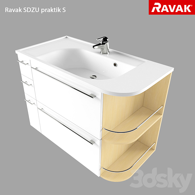 Ravak SDZU praktik S 3DS Max - thumbnail 1