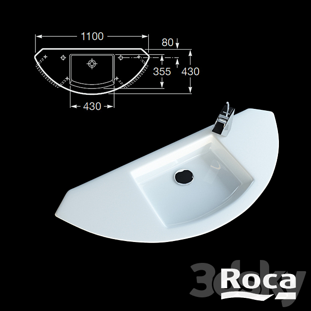 Roca _ Mohave 3DS Max Model - thumbnail 1