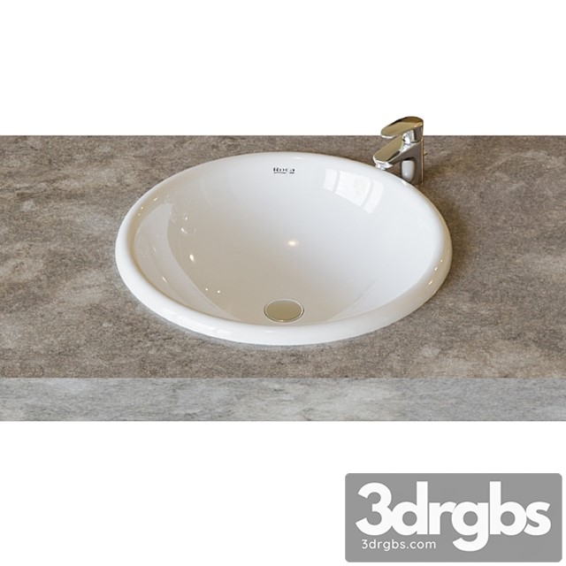 Roca foro washbasin d40 cm, built-in top 327872000 - thumbnail 1