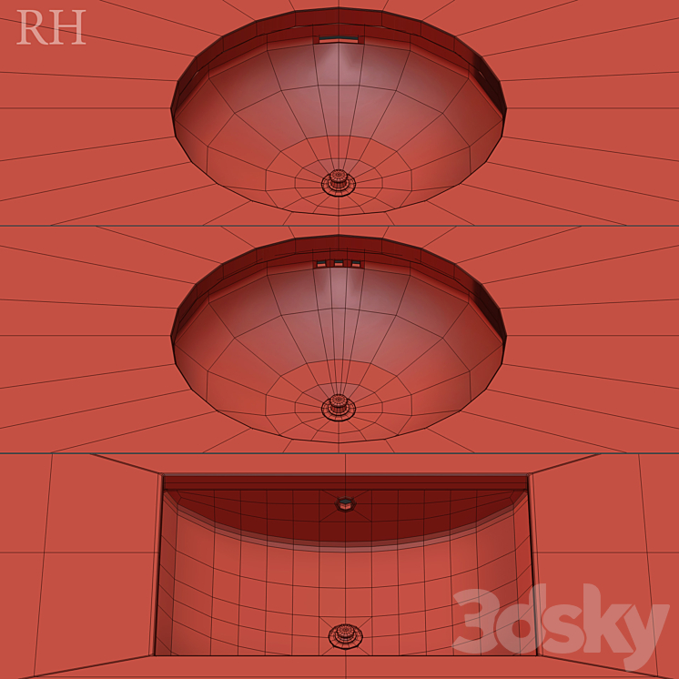 Set for bathroom sinks 3DS Max - thumbnail 2