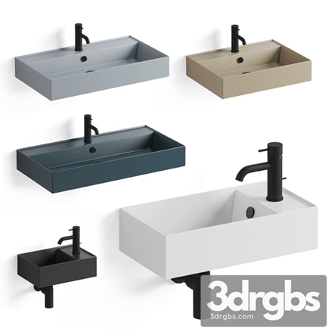 Simas Agile Washbasins Part 1 3dsmax Download - thumbnail 1