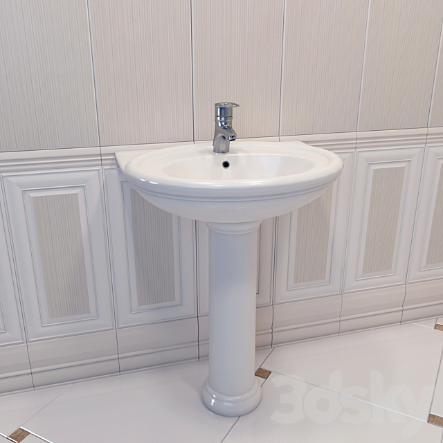 Sink BelBagno GALA BB1078L 3ds Max - thumbnail 1