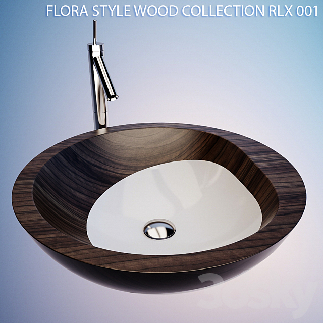 Sink bill FLORA STYLE WOOD COLLECTION RLX 001 3DSMax File - thumbnail 1