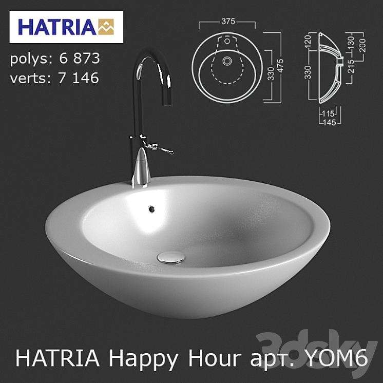 Sink Happy Hour (Happy AUA) 02-00 Y0M6 3DS Max - thumbnail 1