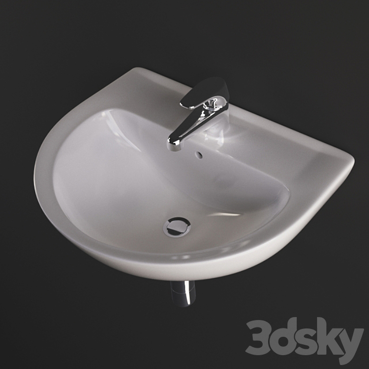 Sink Ideal Standard Esco new 3DS Max - thumbnail 2