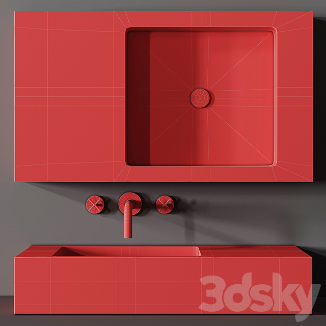 Sink Kast Fox Basin 1 3DS Max Model - thumbnail 2