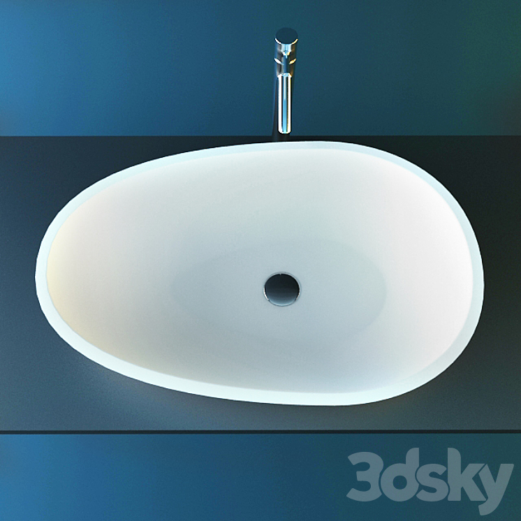 Sink Lacava SCOH6 3DS Max - thumbnail 2