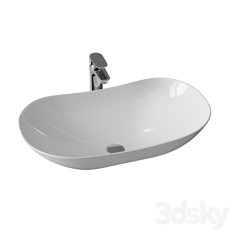 Sink Mira MR-6236 3DS Max - thumbnail 1