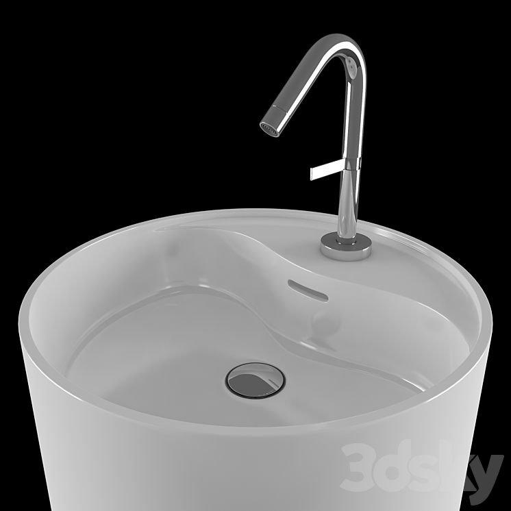 Sink NT Rimini NT407 3DS Max - thumbnail 2