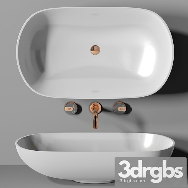 Sink Planit Concave Basin Graff Mod Plus Faucet 2 3dsmax Download - thumbnail 1