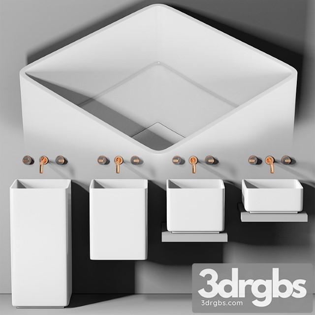 Sink Planit Triade Evolution Squared Basin Graff Mod Plus Faucet 2 3dsmax Download - thumbnail 1