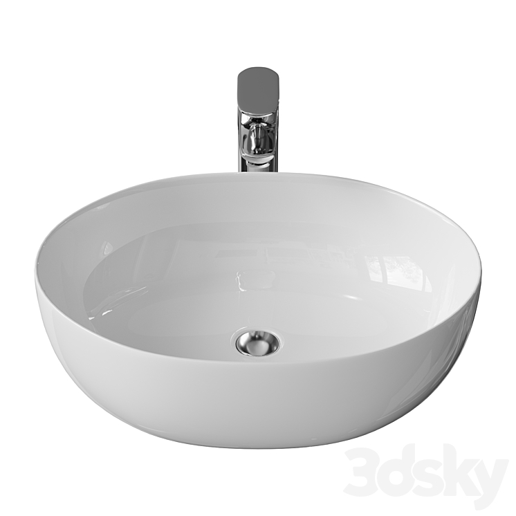 Sink SantiLine SL-1104 3DS Max Model - thumbnail 3