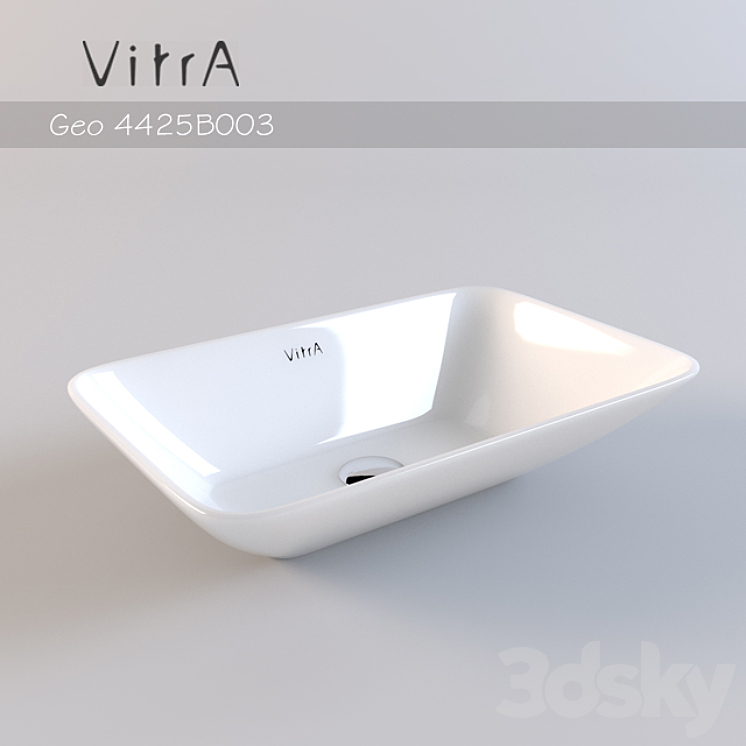 Sink VitrA Geo 4425B003 invoice 3DS Max - thumbnail 1