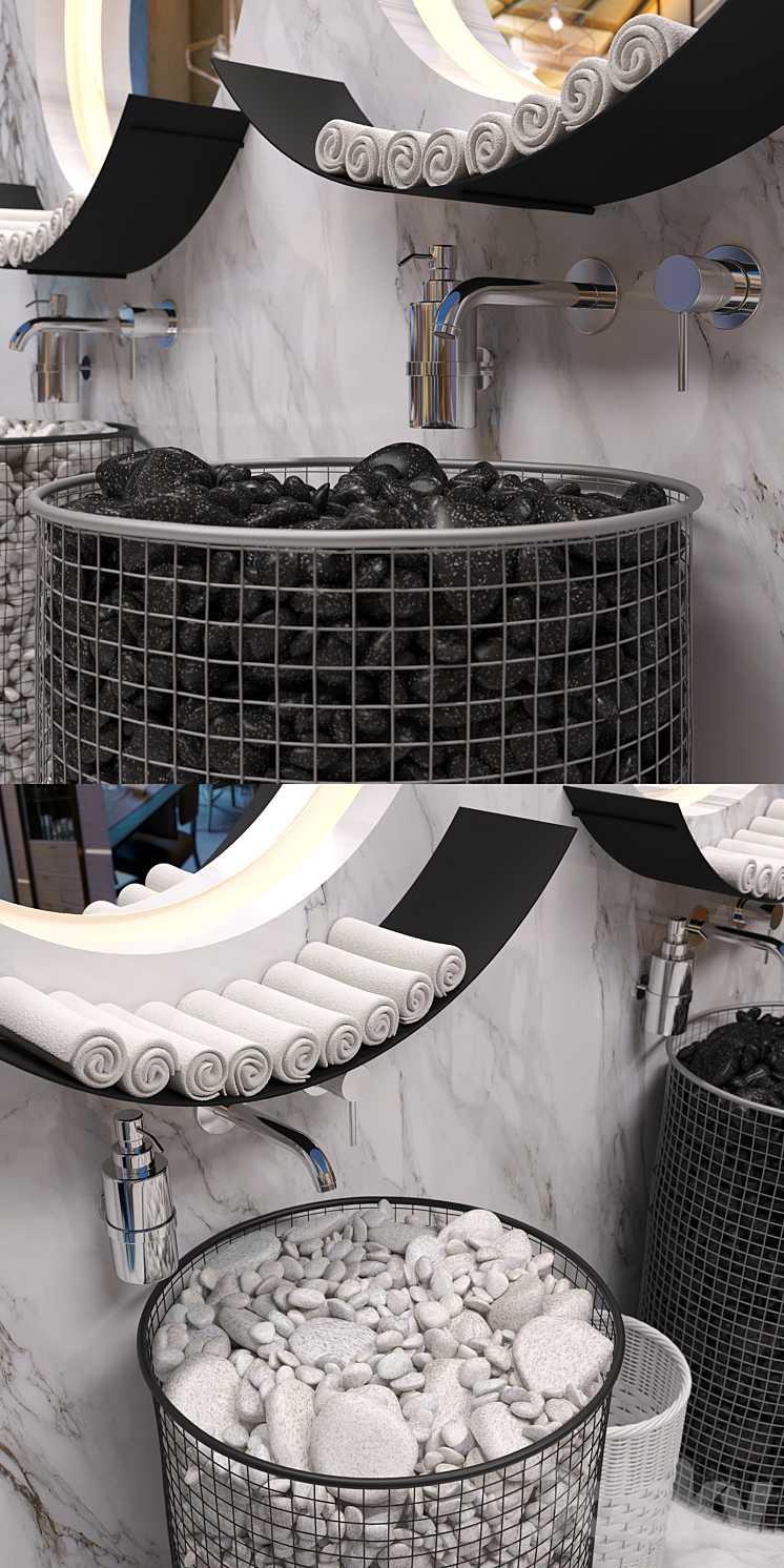 Sinks – gabbiony 3DS Max - thumbnail 2