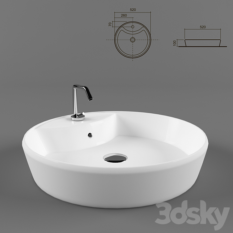 STILE sink 09-82 3DS Max - thumbnail 1